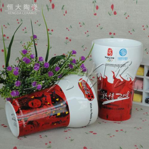 淄博陶瓷杯工厂定制强化瓷可印logo 创意广告陶瓷杯 马克杯 水杯